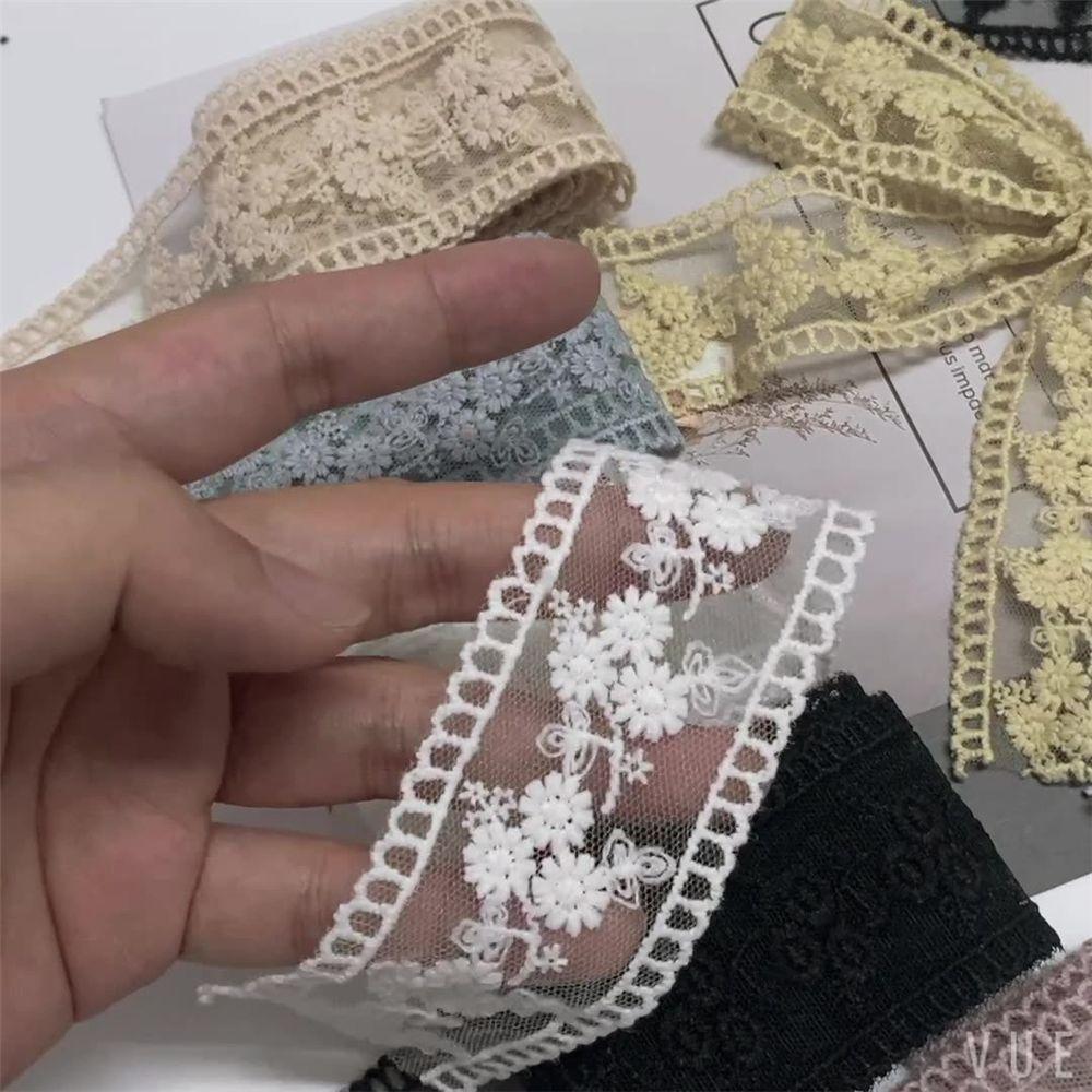 Decoration Embroidered DIY Craft Sewing Accessories Fabric Trim Lace Ribbon Net Lace Trimmings