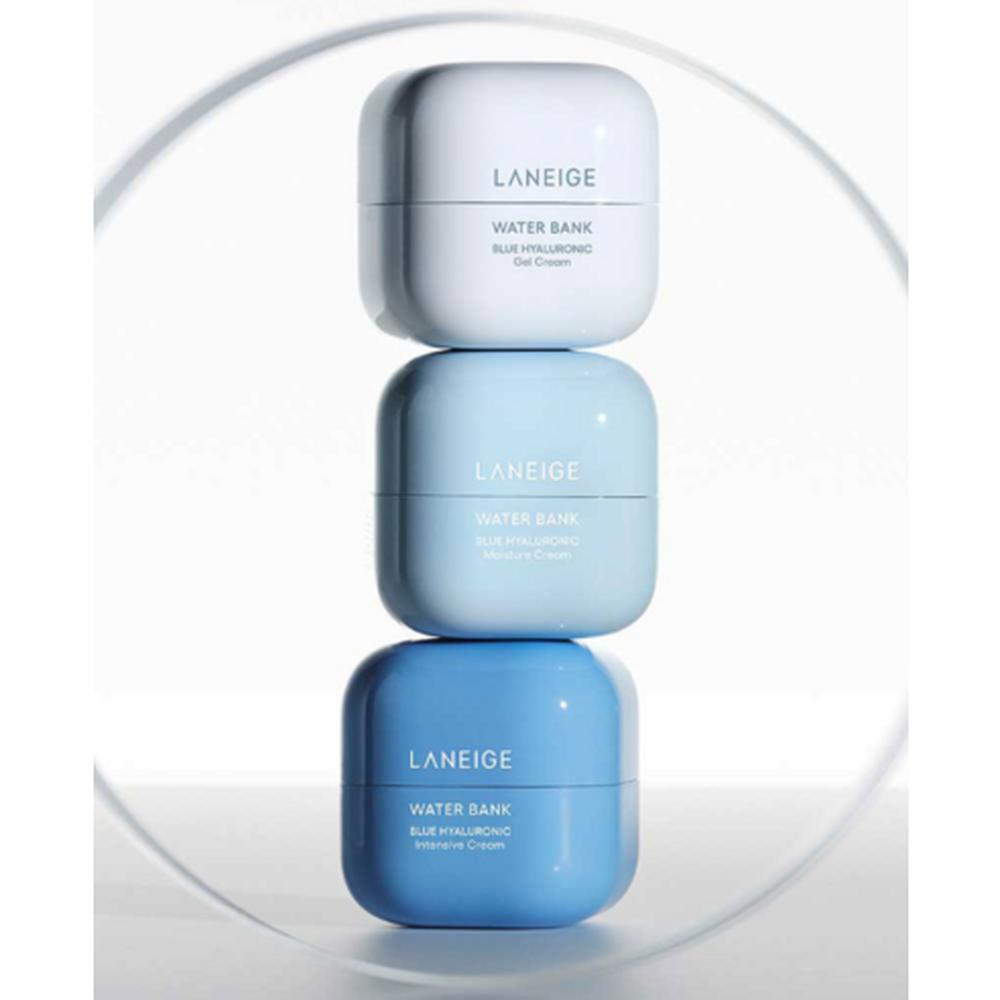 LANEIGE Крем Water Bank Blue Hyaluronic Intensive 50 мл – Интенсивное увлажнение, Восстановление сухой кожи, Укрепление барьера, Корейский