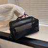 Дышащая сетчатая косметичка, большой прозрачный органайзер для макияжа, переносная сумка для унитаза, многофункциональный прозрачный мешочек