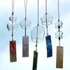 Japanese Style Wind Chimes Glass Decorative Wind Bell Garden Window Hanging Pendants Outdoor Decor Room Office Decoration