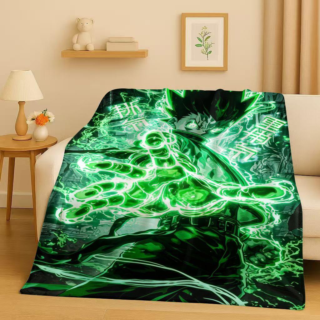 3D Anime Hunter X Hunter Killua Zoldyck Cartoon HXH Flannel Blanket,Ultra Soft Warm Plush Throw for Home Bedroom Bed Sofa Cover