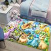 Multi-Sizes Pokemon All Eeveelutions Pattern Carpets for Living Rooms Play Mats Rugged Bedroom Decor Crawl Mats Luxury Gifts