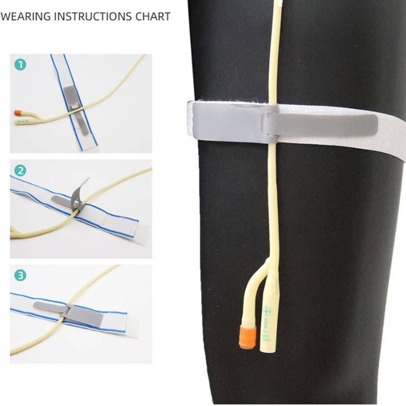 Прочный мешок для мочи, держатель для ног, фиксирующая лента, фиксатор катетера, эластичный регулируемый удобный фиксатор внешней фиксации