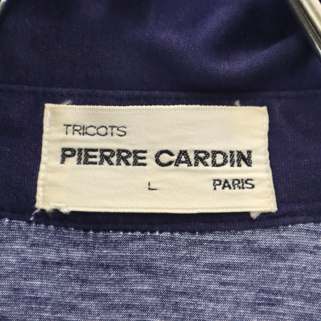 Pierre Cardin 90-е Старая футболка поло с коротким рукавом L Темно-синий Мужская Б/У