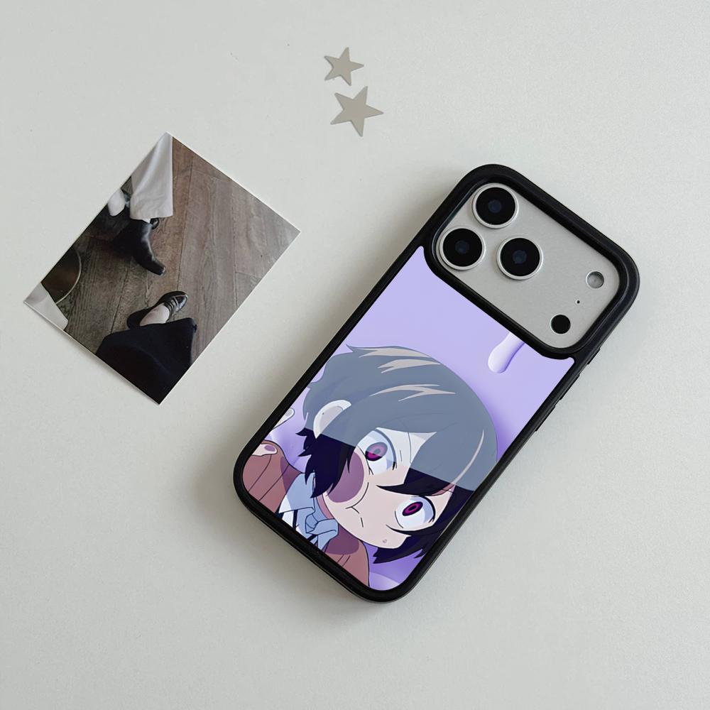 Мультяшный Чехол Для Телефона Bungou Stray Dogs Аниме Для IPhone 17 Air 16 15 14 Plus 13 12 11 Pro Max Двухцветный Жесткий ПК Модный Защитный