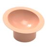 Elevated Cat Bowl 15 Degree Beveled 6.3in Diameter Pressure Relief Sturdy Plastic Raised Cat Bowl for Pet Indoor