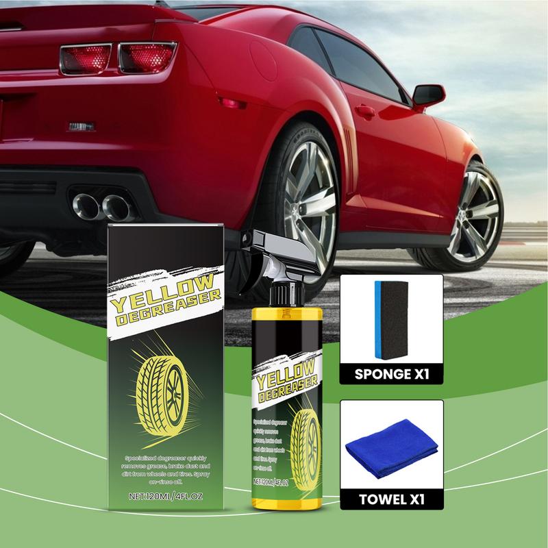 Очиститель шин автомобиля Очиститель дисков и шин автомобиля Wheeltire Cleaner 120 мл Детейлинг автомобиля Инструменты для чистки автомобиля Профессиональная формула Для большинства