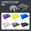 Сменный пластиковый прозрачный чехол Bitfunx для N64, Nintendo 64, сменный чехол, прозрачные коробки