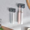 2 шт., настенный держатель для электрических зубных щеток, 2 слота, дизайн, автоматическая крышка, компактный органайзер для хранения зубных щеток