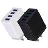 Быстрое дорожное зарядное устройство 5.1A с 4 портами USB для телефонов и планшетов (Вилка США/ЕС/Великобритании)