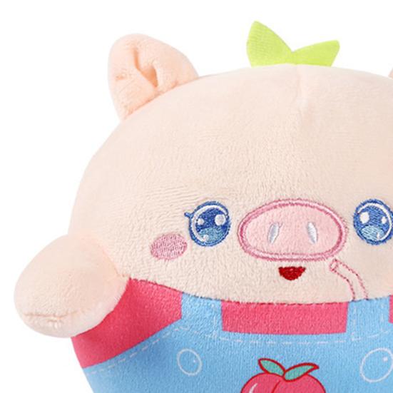 Активная двигающаяся плюшевая игрушка для питомца, интерактивный мяч для питомца, моющаяся мультяшная пищащая свинья, игрушка для собак, щенков, для снятия тревоги и упражнений