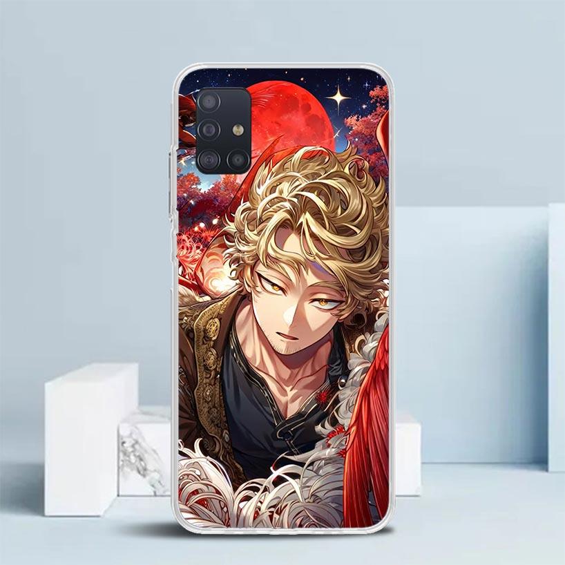 Hawks MHA My Hero A-Academy Soft Cover for Samsung Galaxy A12 A22 A32 A52 A72 A02S Phone Case Note 20 Ultra 10 S10 Plus A51 A71
