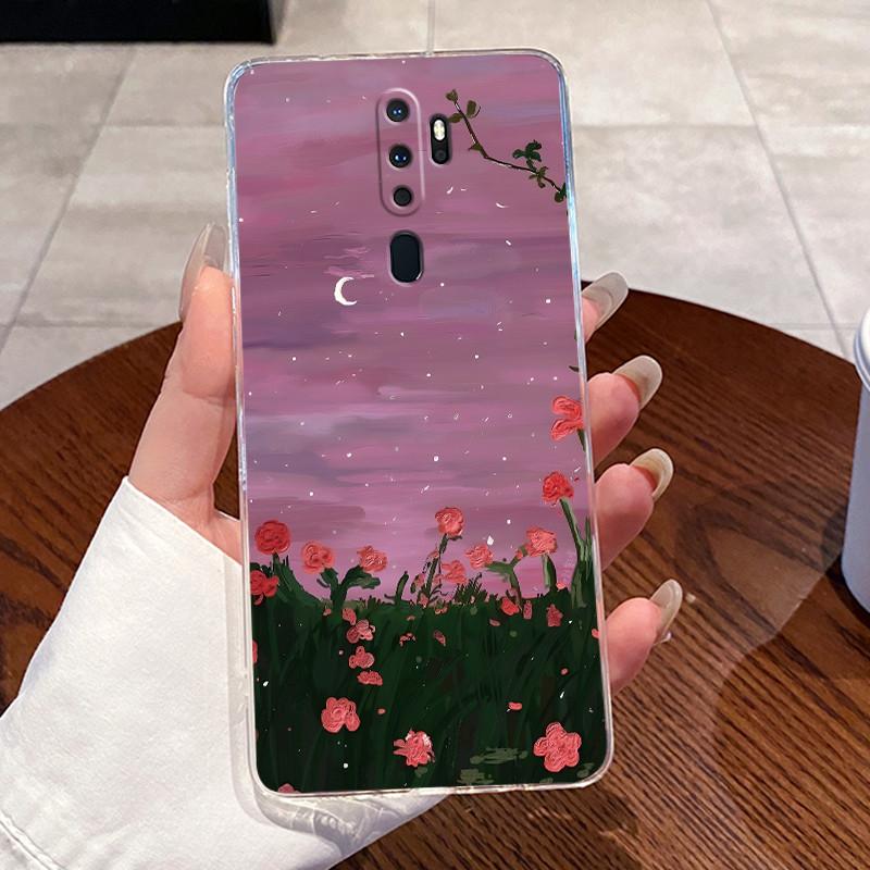 Для Oppo A5 2020 CPH1959 Чехол A9 2020 Эстетичный Милый Кот Мультяшный Прозрачный Силиконовый Чехол для Телефона Oppo A9 2020 Задняя Крышка CPH1937