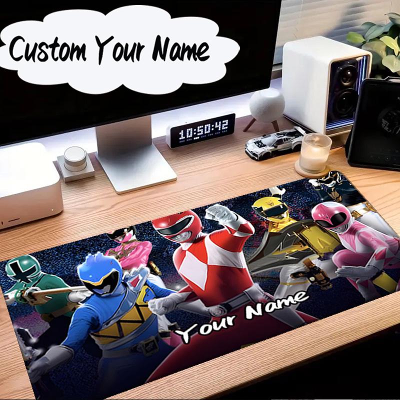Custom Name Mouse pad Rangers Team-up Mouse Pad Desk Mat, Non-Slip Rubber Backer Pad For Computer Notebook Gaming Mouse Pad Birthday Gift