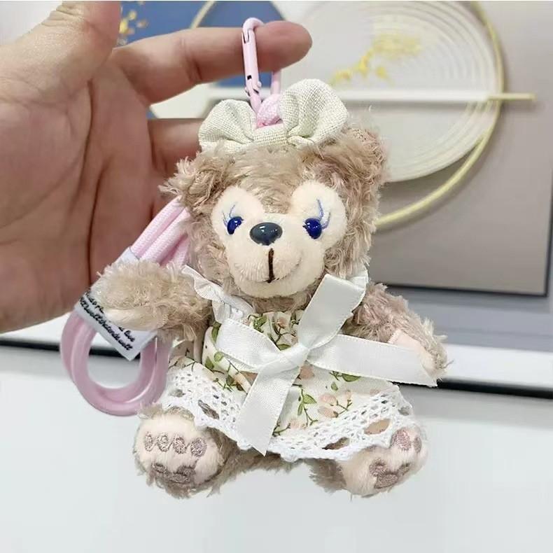 Sweet And Colorful Duffy Bear Plush Keychain Soft Hanging Doll For Occasions Special