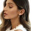 Fashionable Classic Copper Earrings K03 Gold