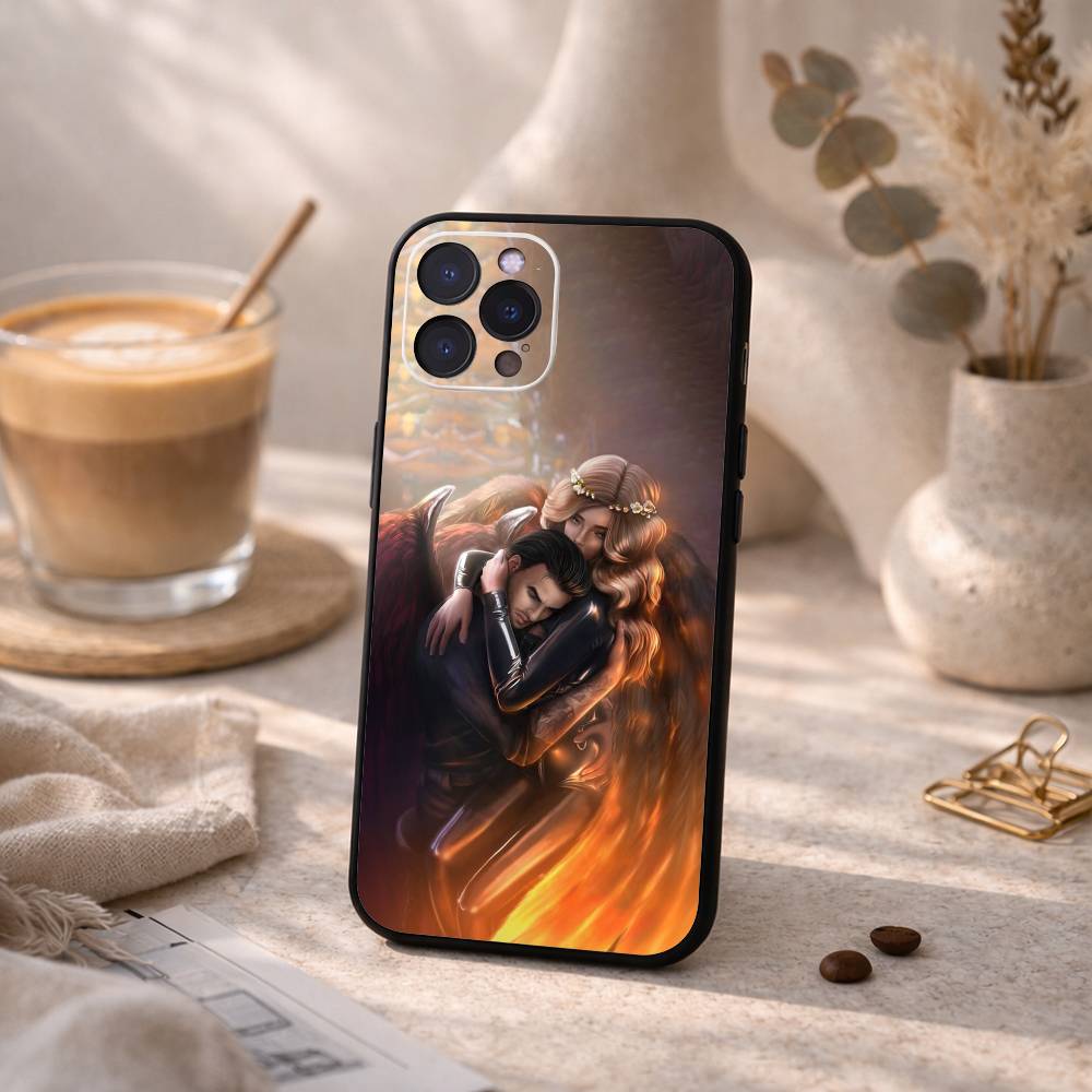 Романтика C-Clubs Игра Мальбонте Вики Чехол для телефона Для iPhone17 16 15 14 13 12 11 Pro Max Plus, 5G Мягкий Черный Чехол