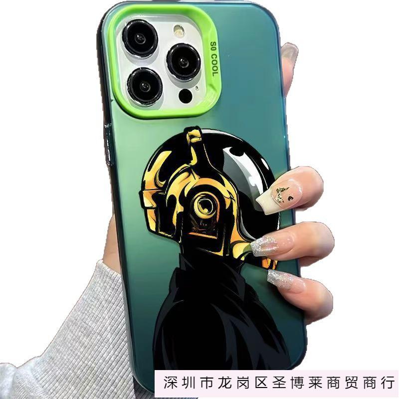 Новый европейский и американский чехол для мобильного телефона iphone16 Apple 15promax/14 противоударный 13pro12 шлем 11xr