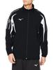 Mizuno Training Size 32MCA140 Warm-Up Jacket, Sweat-Wicking, Quick-Drying, Black, L,