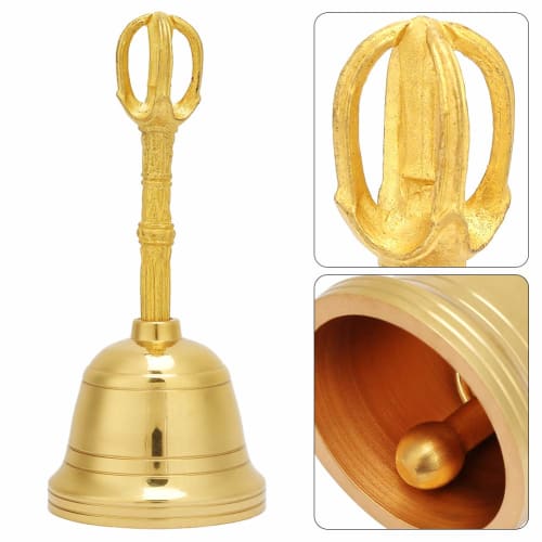 Vajra Bell, Buddhist Bell, Hand Bell, Buddhist Bell, Buddhist Altar, Buddhist Memorial Service, Spiritual Purification, Healing, Exorcism, Healing Goo