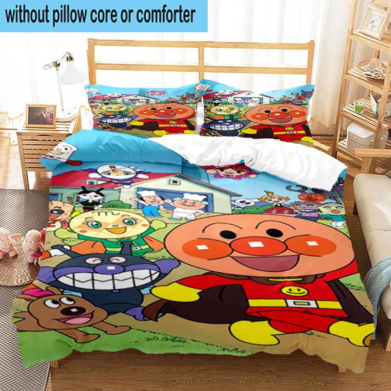 Superhero Parade 3pcs Bedding,Including 1pc Duvet Cover And 2pcs Pillowcases Perfect for Christmas,Ideal for Bedroom, Dormitory