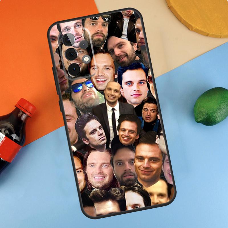 Чехол Sebastian Stan для Samsung Galaxy A34 A54 A14 A35 A55 A15 A56 A36 A26 A16 A06 A12 A22 A32 A52 A13 A53
