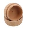 Storage Round Wooden Wedding Ring Jewelry Trinket Box Wooden Container Case
