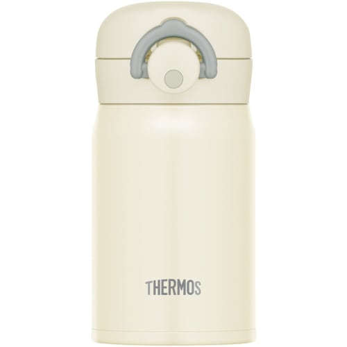 Thermos Бутылка для воды с вакуумной изоляцией, дорожная кружка 250 мл, натуральный белый JOP-250 NW