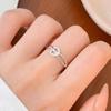 Кольцо Banyan Tree S925 Silver Luxury Diamond Cross Регулируемое женское