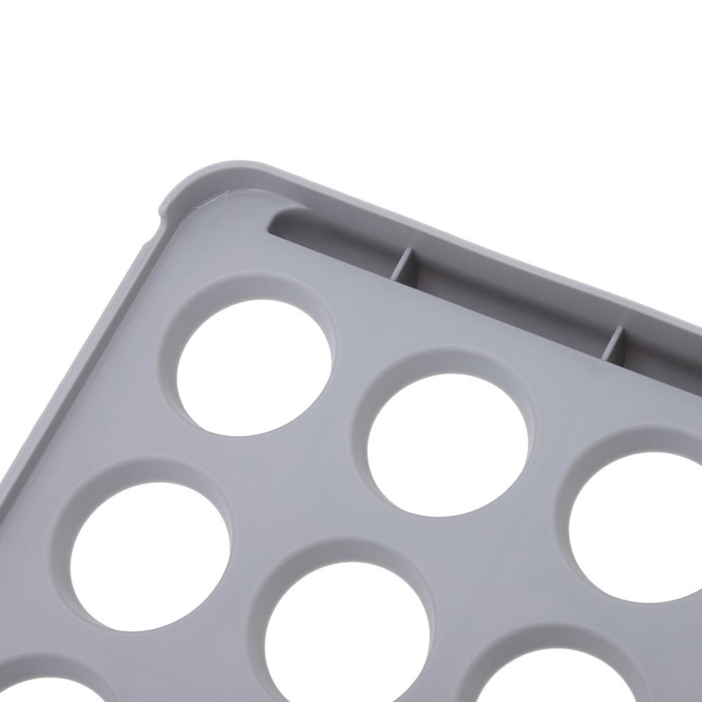 Double Layer Egg Storage Box 32 Lattice Fridge Egg Drawer Stackable Egg Container  For Refrigerator