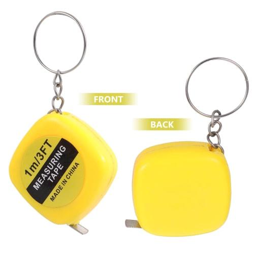 20 Pieces Tape Measure Keychains, Car Key Pendants, Tape Measure Keyrings, Mini Tape Measure Bag Charms, Tape Measure Keychains, Bag Pendants, Pocket