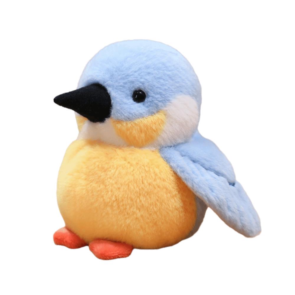 12cm Size Bird Plush Toy Fluffy Material Sound Bird Plush Plush Doll Realistic Bird Doll Kids Gift