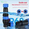 Right-Angle Waterproof Aviation Plug & Socket Connector (SD28, Male & Female, Butt Welding, Nut Type)