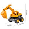 Yellow Car Toys Retro Classic Vehicle Engineering Models Cars Excavator Crane Dump Truck Forklift Kids Car Toys For Boys