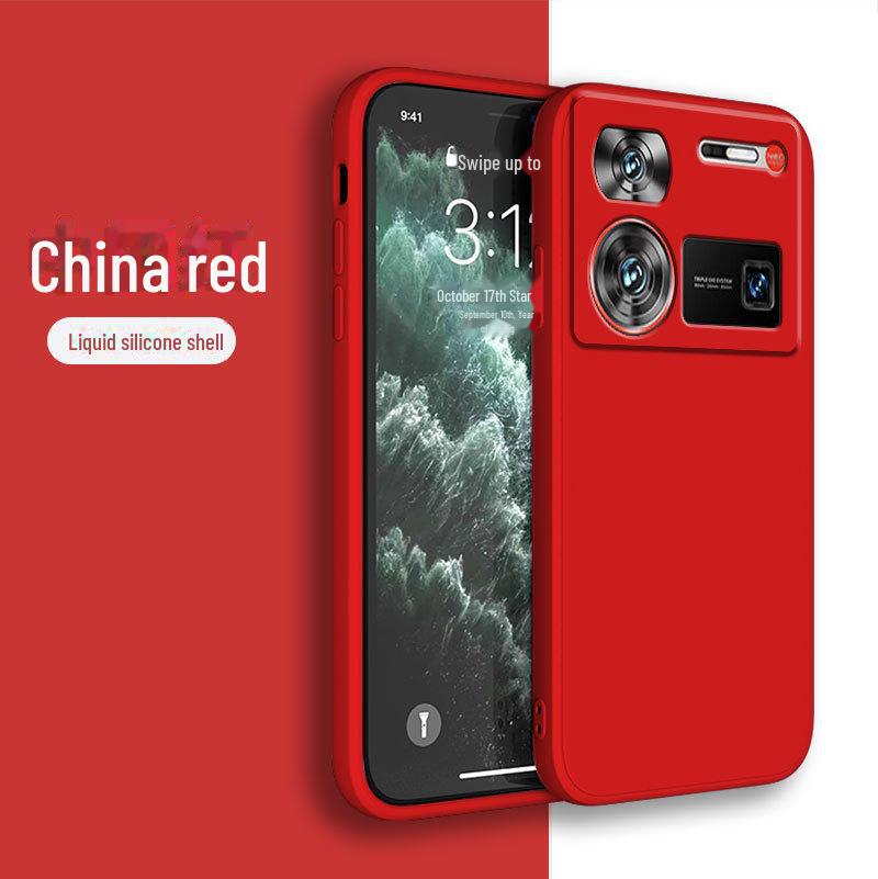Совместимый защитный чехол Nubia Z70 Ultra Liquid Silicone Anti-Fall