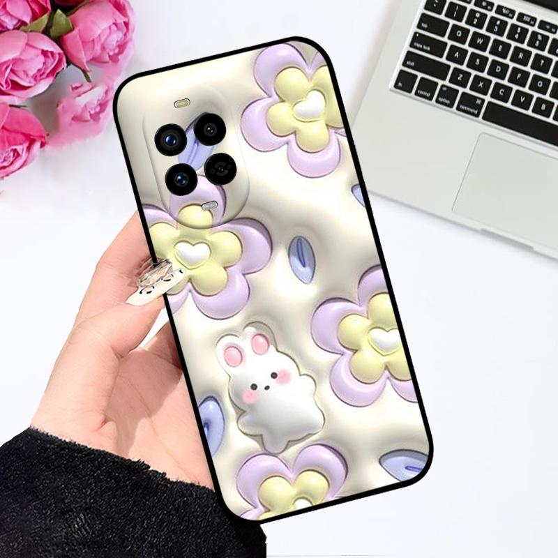 Для Huawei nova 13 5G Чехол BLK-AL80 Цветочный Ударопрочный Силиконовый Матовый TPU Чехол для Телефона Для Huawei nova 13 Pro Capa MIS-AL00 Fundas