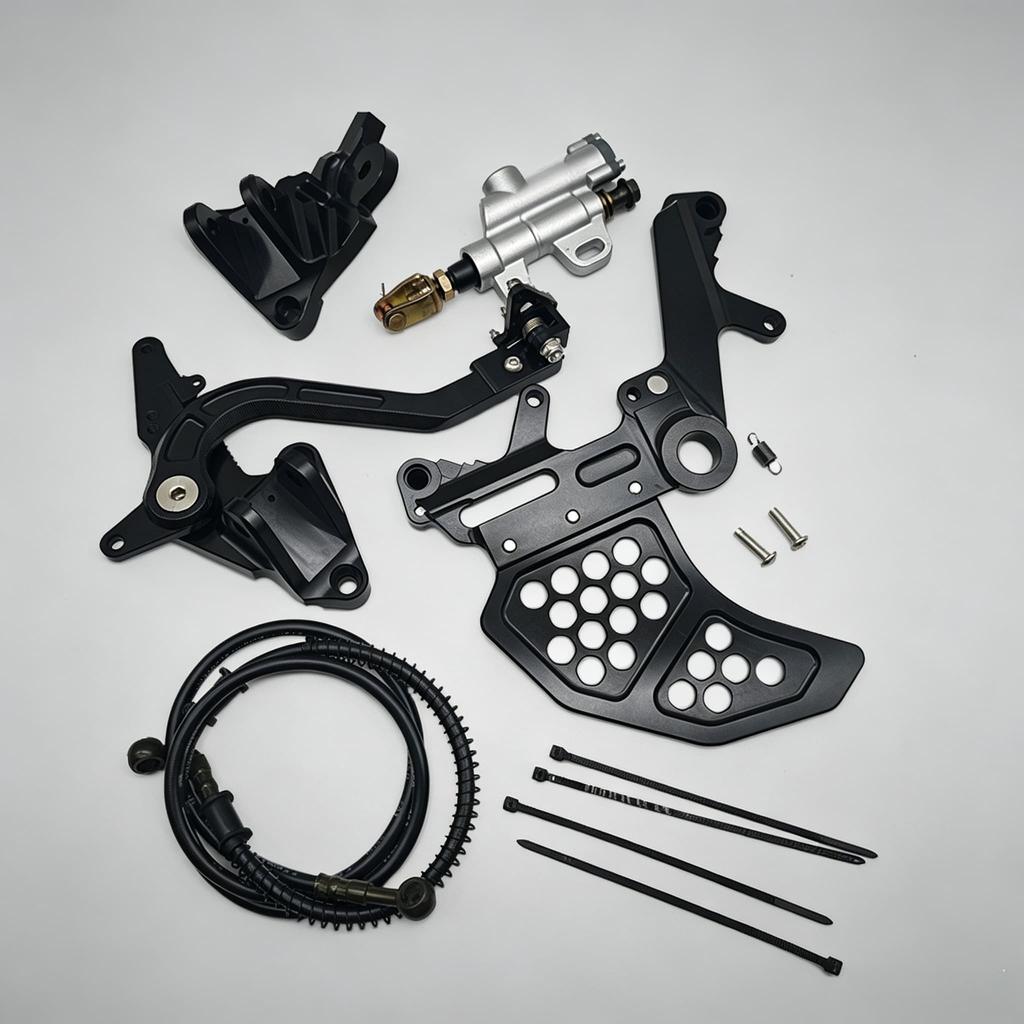Rear Brake Caliper Bracket Kit Disc Rotor Adapter for Ultra Bee Surron Light Bee Talaria X3