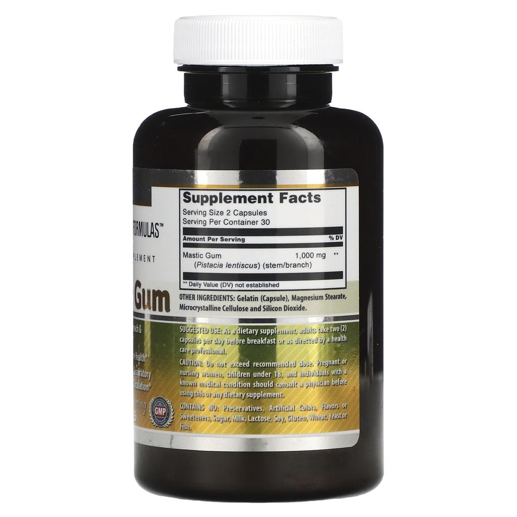 Mastic gum, 60 capsules (500 mg per capsule)