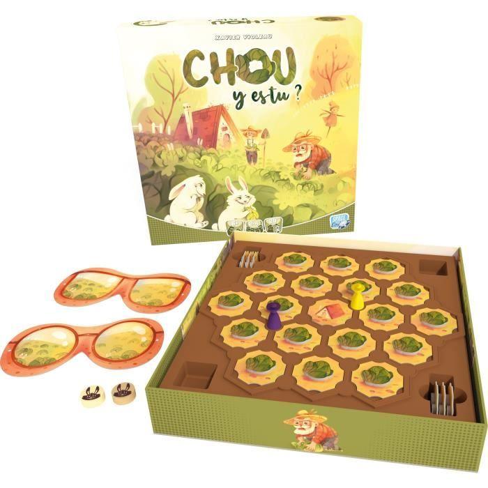 Chou y es tu - Asmodee - Jeu simple d'observation et de strategie - Dès 6 ans