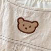 Unisex Baby Bear Denim Romper - Summer Snap Crotch Crawling Suit