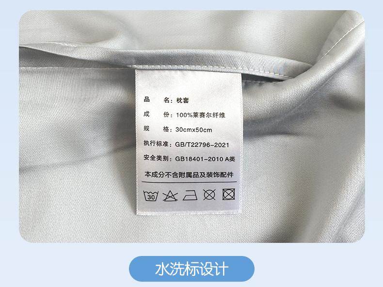 A-class 60 Blue Essence Tencel Cartoon Children's Pillowcase Student Parent Child Tencel Cool Pillowcase Parent Child Pillowcase Single