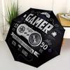 1pc Super Gamer Automatic Folding Umbrella - Lightweight, Retractable Design with 8-Rib Durability, Perfect for Outdoor Adventures171