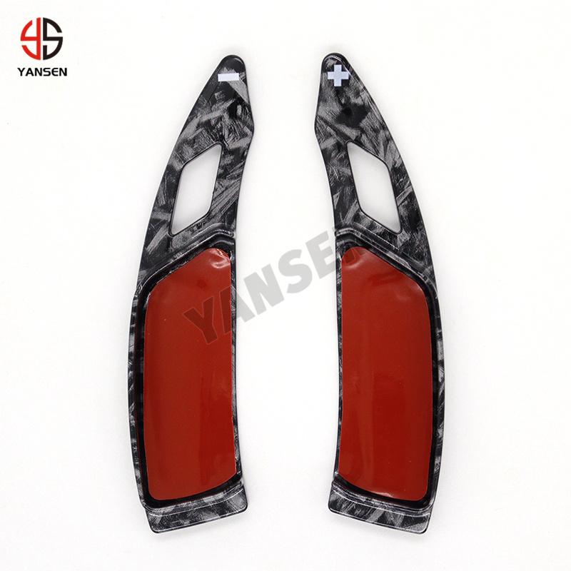 Paddle Shifter For Peugeot 208 308 508 2008 3008 5008 GTi SW Allure Carbon Black Steering Wheel Shift Paddle Shifter Accessories