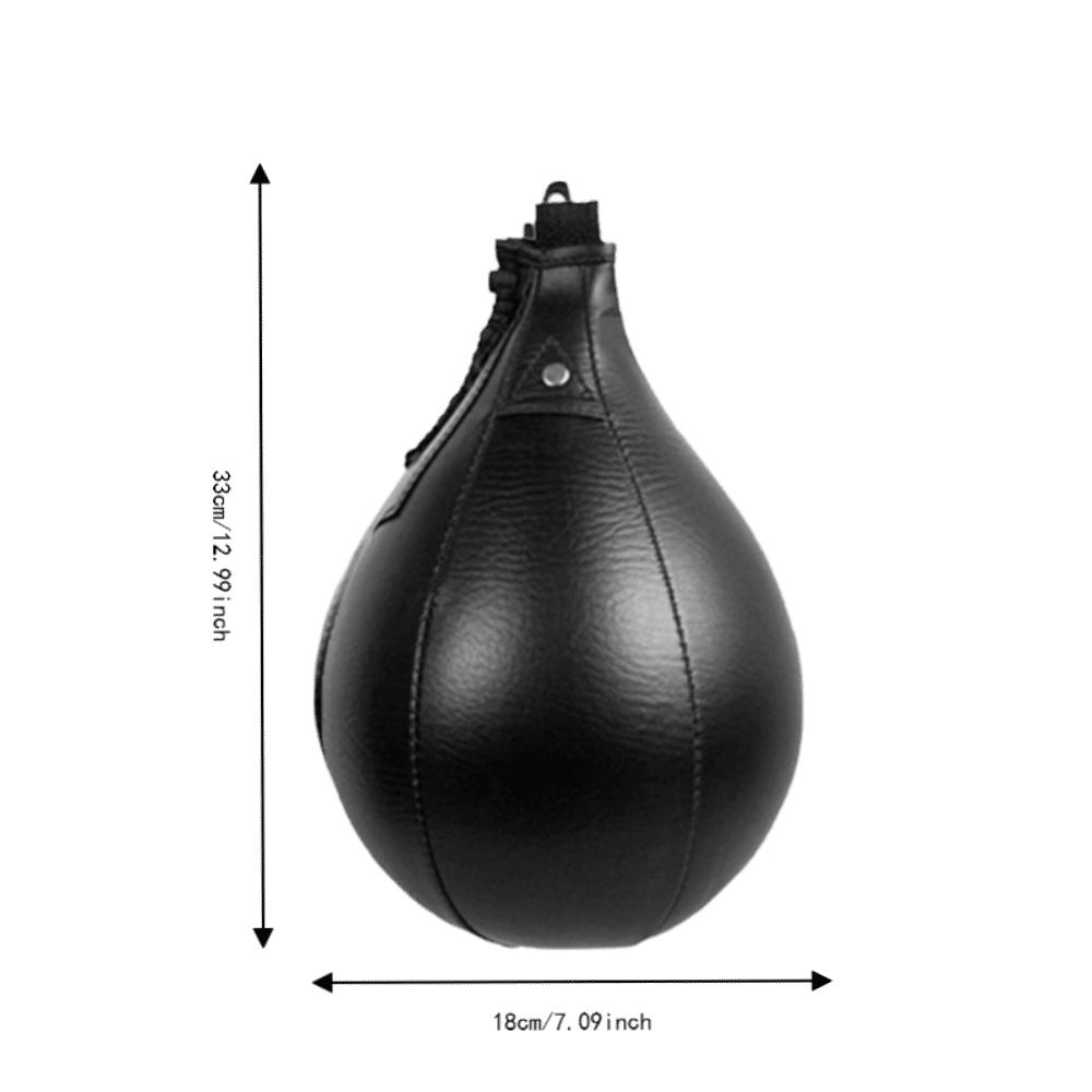 2pcs Pear Shaped Boxing Speed Bag Stitched Punching Trainer Portable Reaction Ball Home Gym