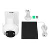 2K Solar Outdoor Security Camera 3MP with 3.5W Solar Panel AI Motion Detection Color Night Vision