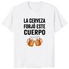 Vintage Spanish Texts Drinking Lovers Gift Tshirt Cotton Unisex T Shirt Summer New Streetwear Men Casual Tees Oneck Tshirt