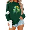 Женские повседневные модные толстовки с длинным рукавом и круглым вырезом с принтом, пуловер, топ