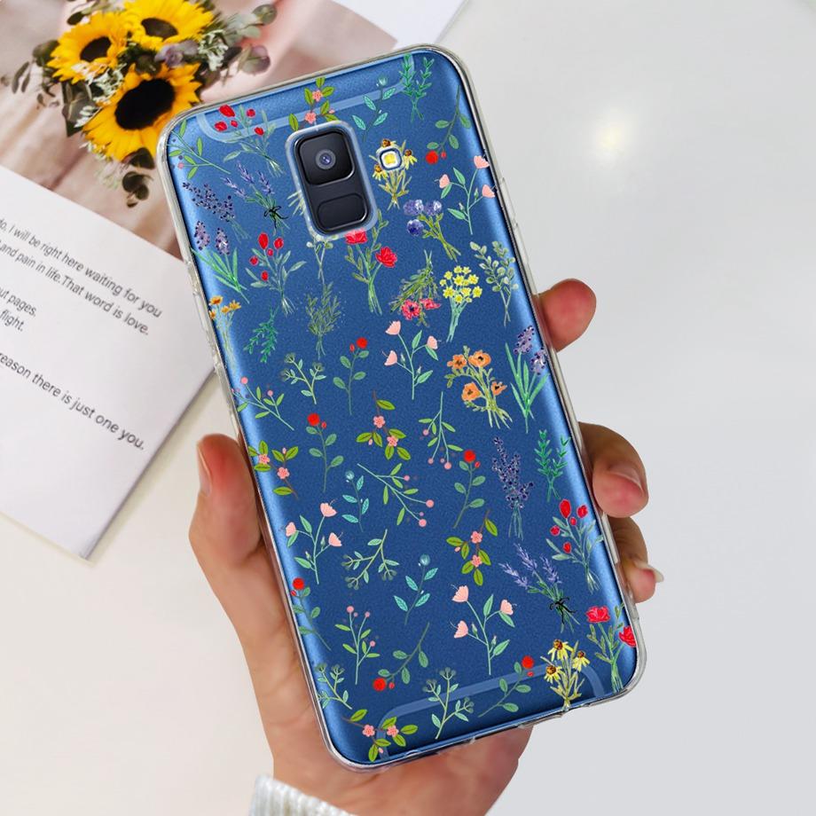 Чехлы для Samsung Galaxy A6 2018 задняя крышка телефона SM-A600 A600F для samsung A6 plus 2018 A605 A605F A6+ Fundas защитный чехол