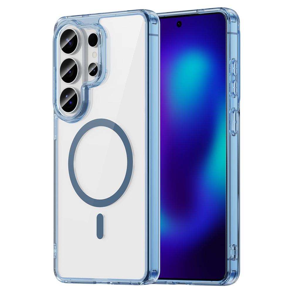 Прозрачный акриловый магнитный чехол для Samsung Galaxy S24 S25 FE S26 Ultra Plus A57 A17 A36 с поддержкой беспроводной зарядки Magsafe