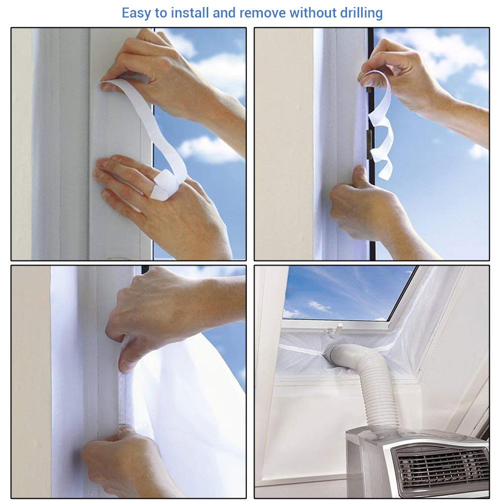 Гибкая тканевая уплотнительная пластина для оконного герметика для мобильного кондиционера